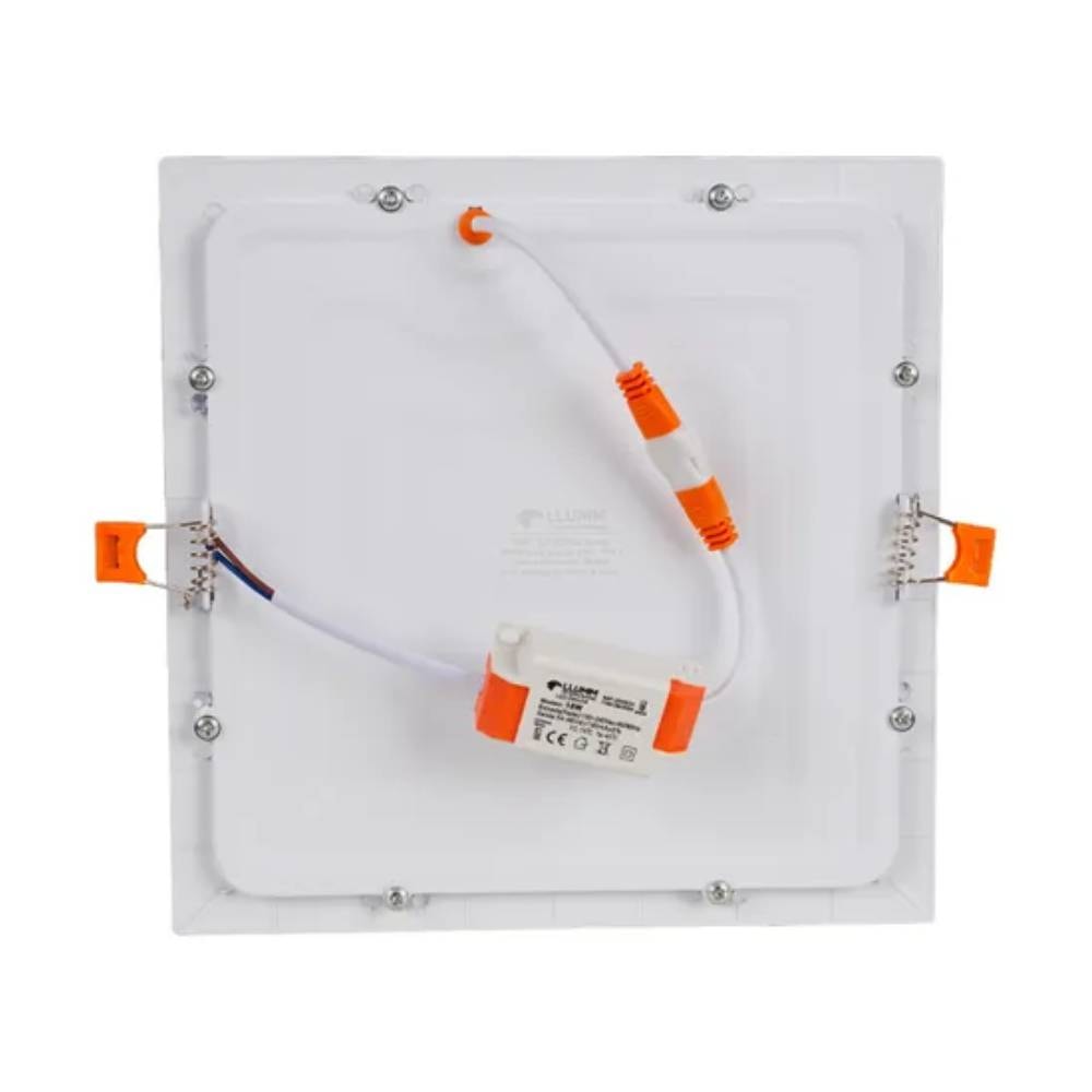 Plafon de Embutir LLUMM 12W 3000K LED Quadrado Branco - RL22124BC