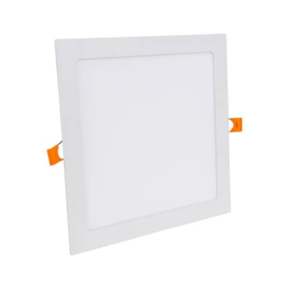 Plafon de Embutir LLUMM 12W 3000K LED Quadrado Branco - RL22124BC