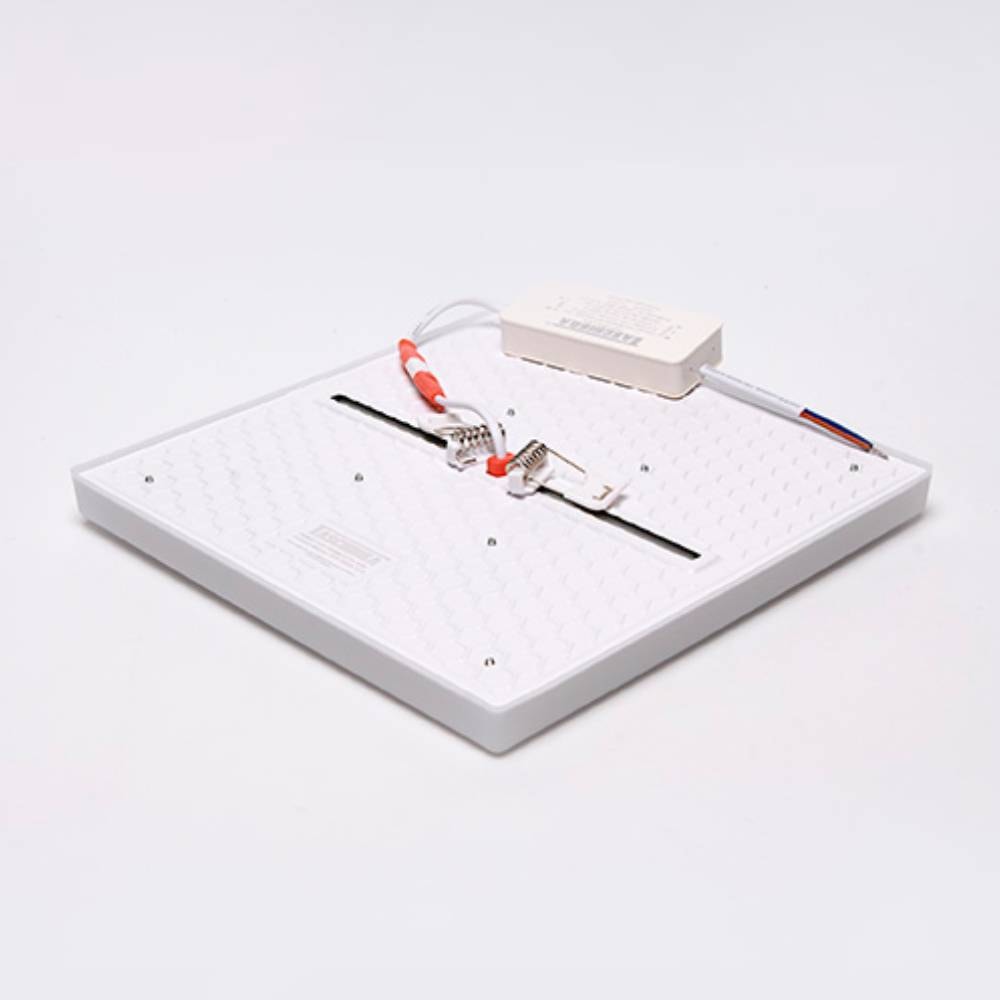 Plafon de Embutir Taschibra Framel LED Quadrado 24W 3000K - 15140117