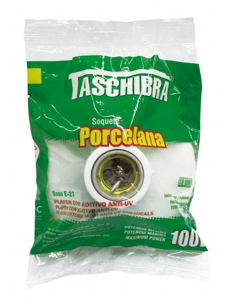 Plafon de Porcelana Tachibra Branco - 02080009