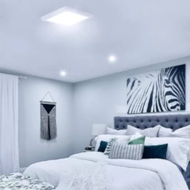 Plafon de Sobrepor Avant 27W 6000K LED Quadrado Branco - 768131375