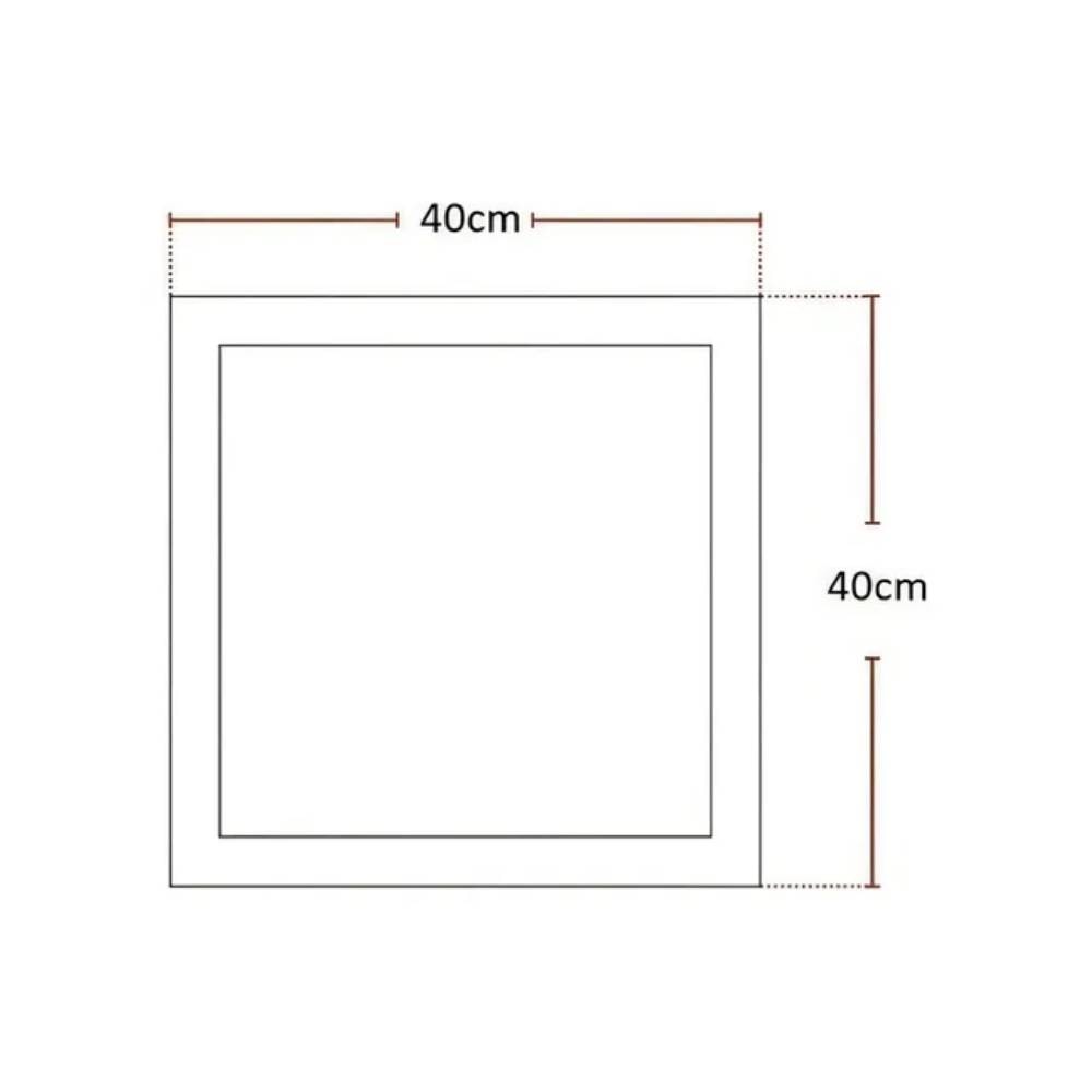 Plafon de Sobrepor Avant LED Quadrado 30W 6000K Branco - 768321373