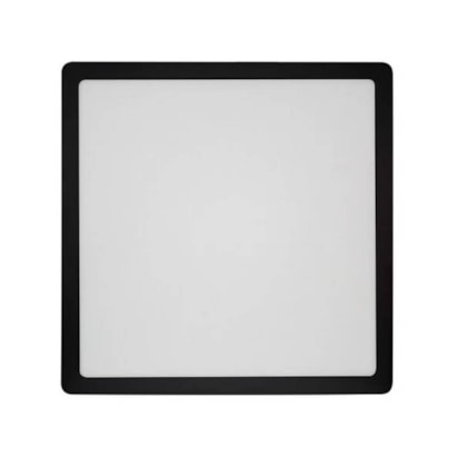 Plafon de Sobrepor Blumenau Quadrado 24W 6000K Preto - 80856001