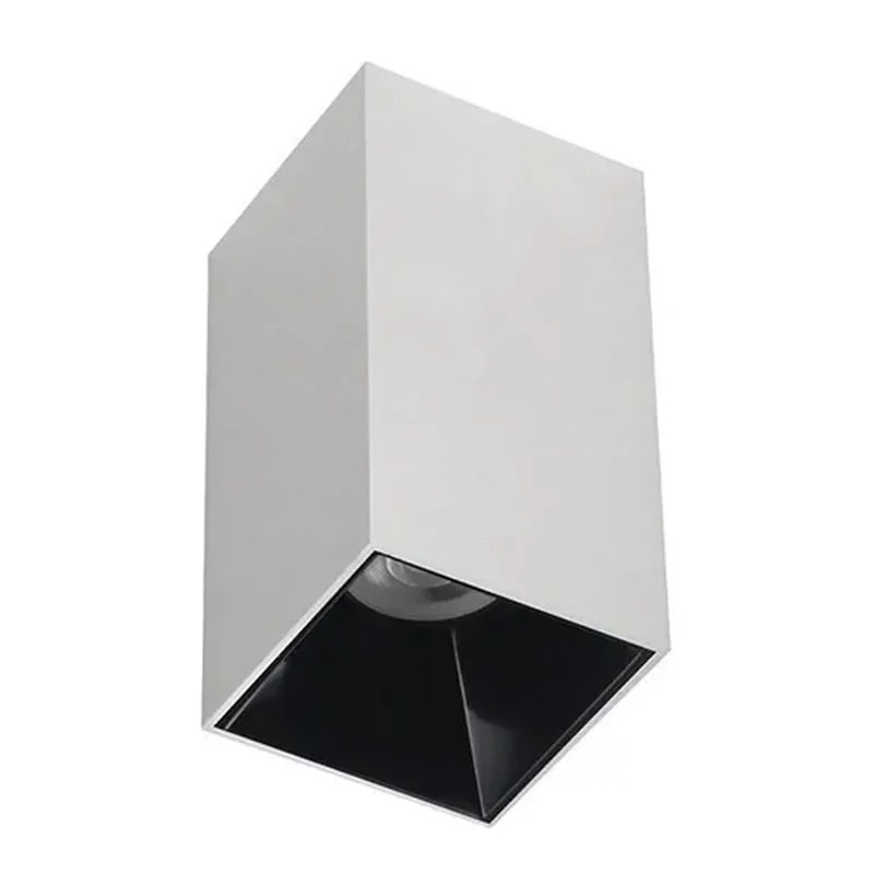 Plafon de Sobrepor Bronzearte GU10 High End Branco - HE74QDBCV2