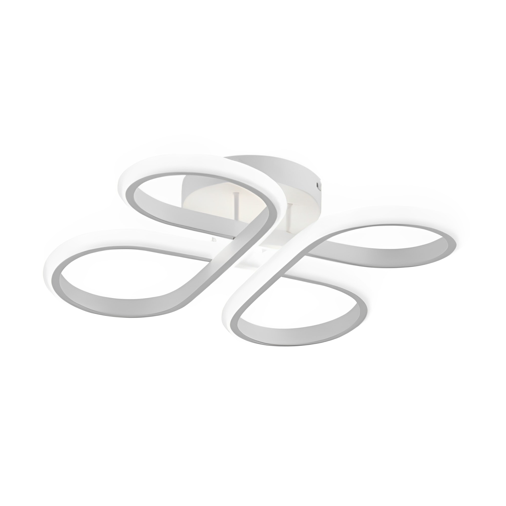 Plafon de Sobrepor Hevvy Clover Led 36W 3K/4K/6.5K Branco - 1492