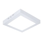 Plafon de Sobrepor LED Evoled Painel Quadrado Slim 24W 3000K Branco - LE-4635