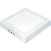 Plafon de Sobrepor LED Taschibra Painel Quadrado 18W 6500K Branco - 15070124