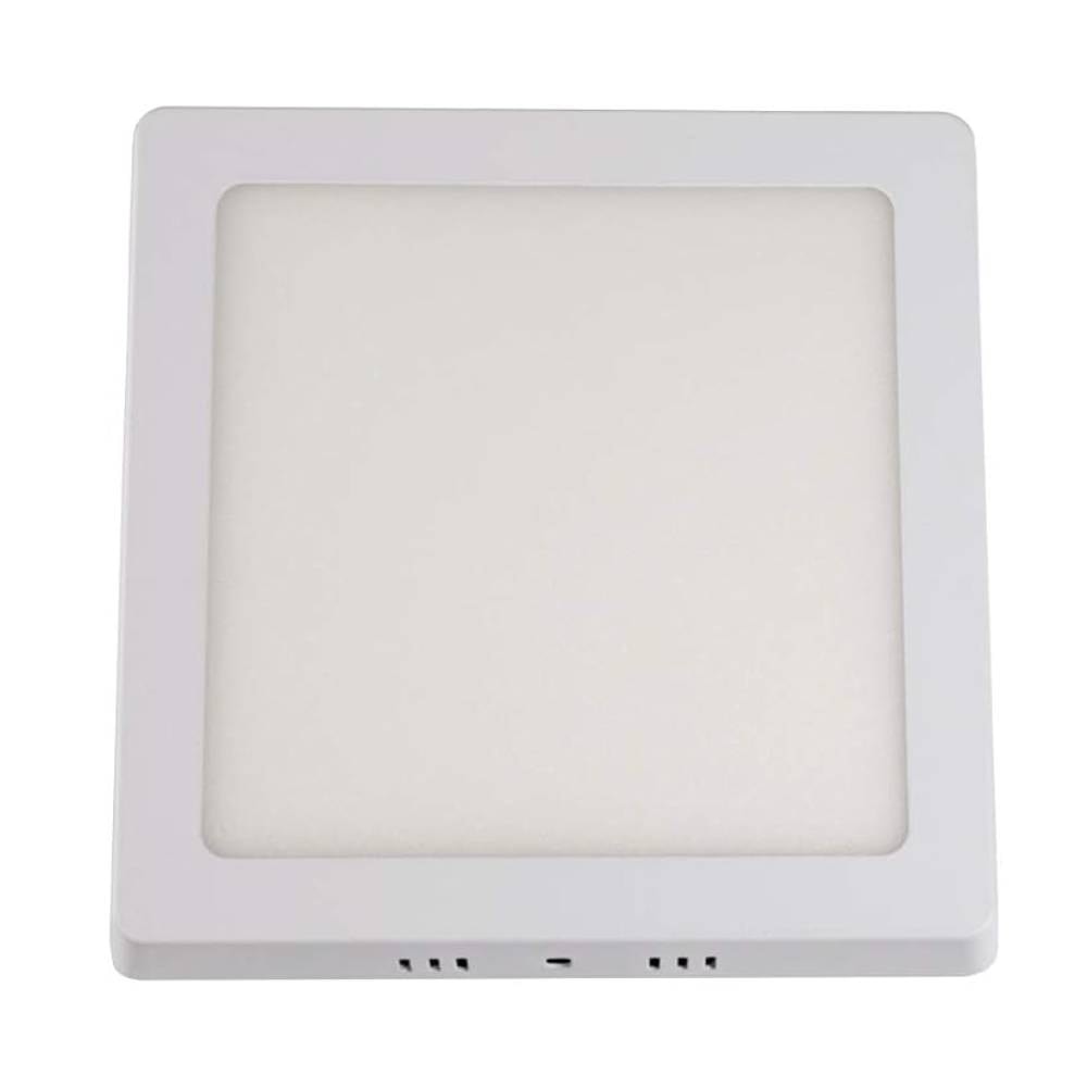 Plafon de Sobrepor LLUMM 12W 6000K LED Quadrado Branco - RL29123BC