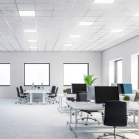 Plafon de Sobrepor LLUMM LED Quadrado 40x40cm 36W 4000K Branco - BLH29364BC
