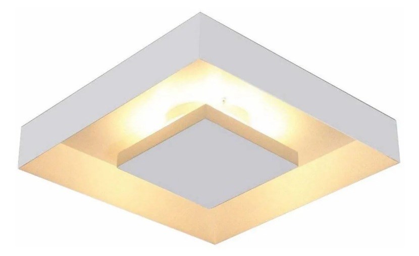 Plafon de Sobrepor Lumavi Iluminação Indireta 4xE27 Branco - 1624