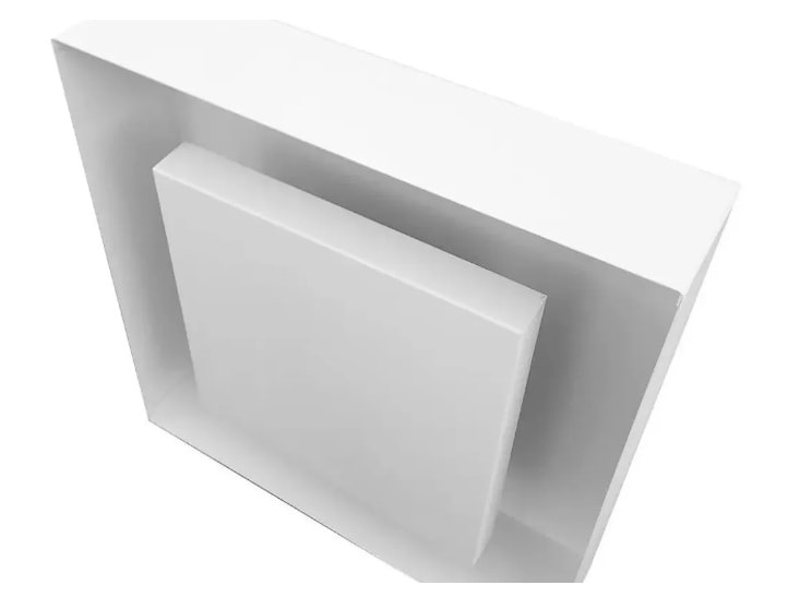 Plafon de Sobrepor Lumavi Iluminação Indireta 4xE27 Branco - 1624