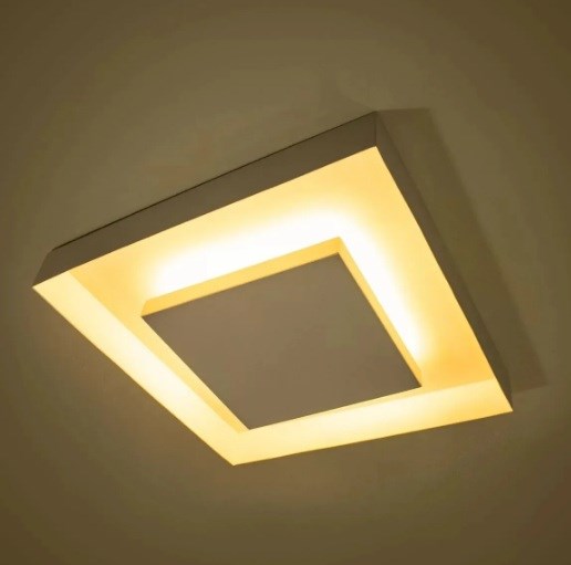 Plafon de Sobrepor Lumavi Iluminação Indireta 4xE27 Branco - 1624