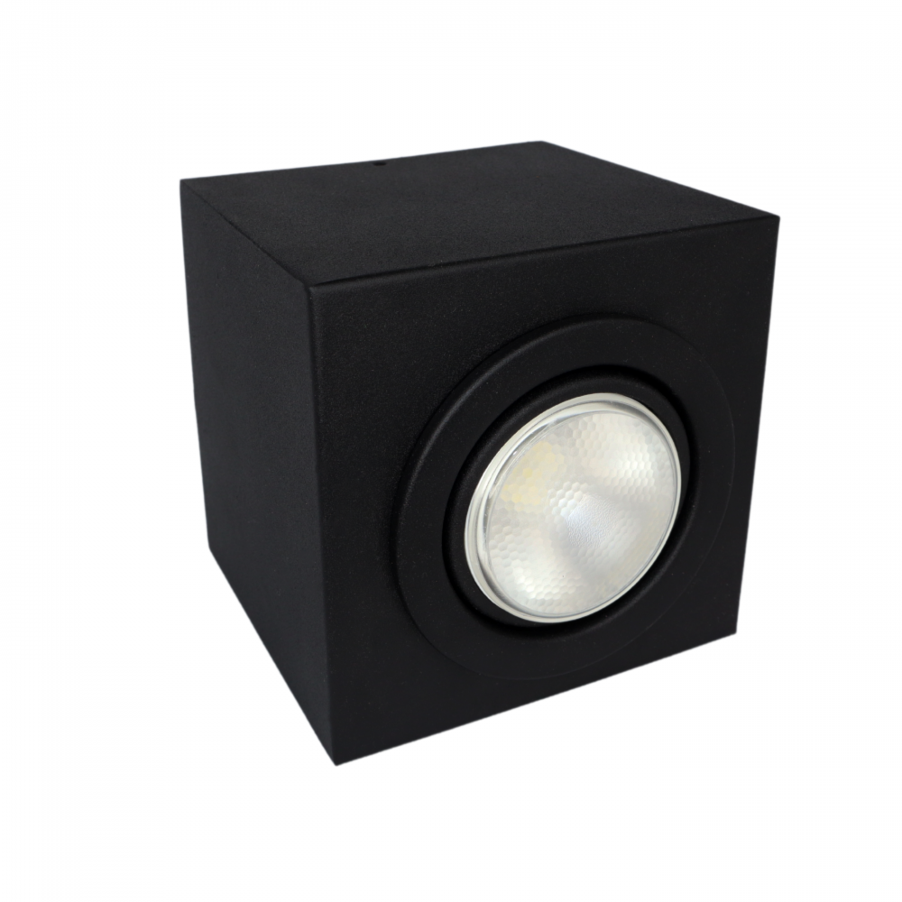 Plafon de Sobrepor RioPrelustres 3500/1 Par30 Preto Texturizado - 13885