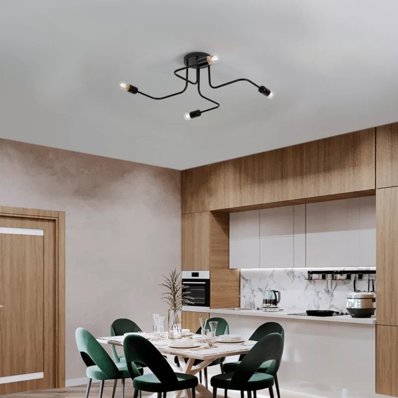 Plafon de Sobrepor Taschibra Cronos 4 E27 - 15050890