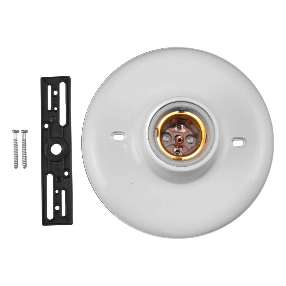 Plafon Ilumi com Receptáculo 100W 250V Branco - 180931
