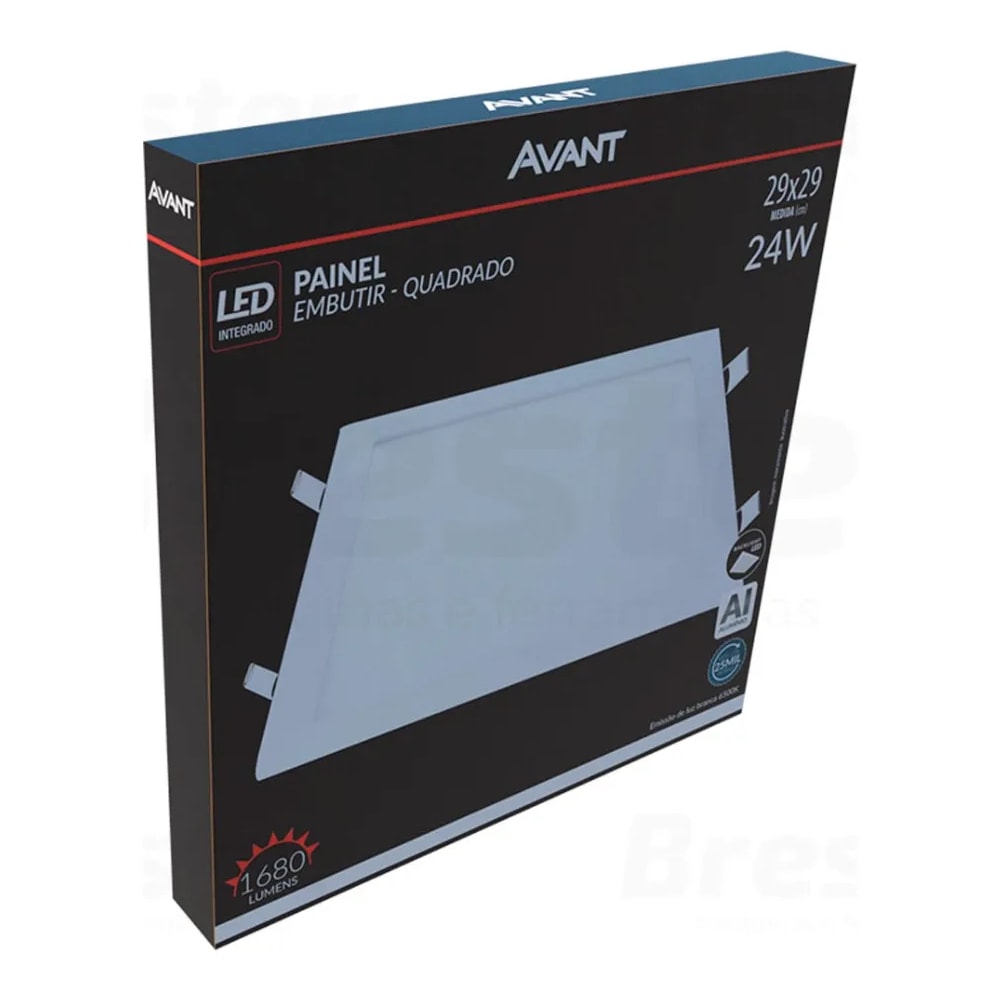 Plafon LED de Embutir Avant 24w 6000k Branco - 858131374