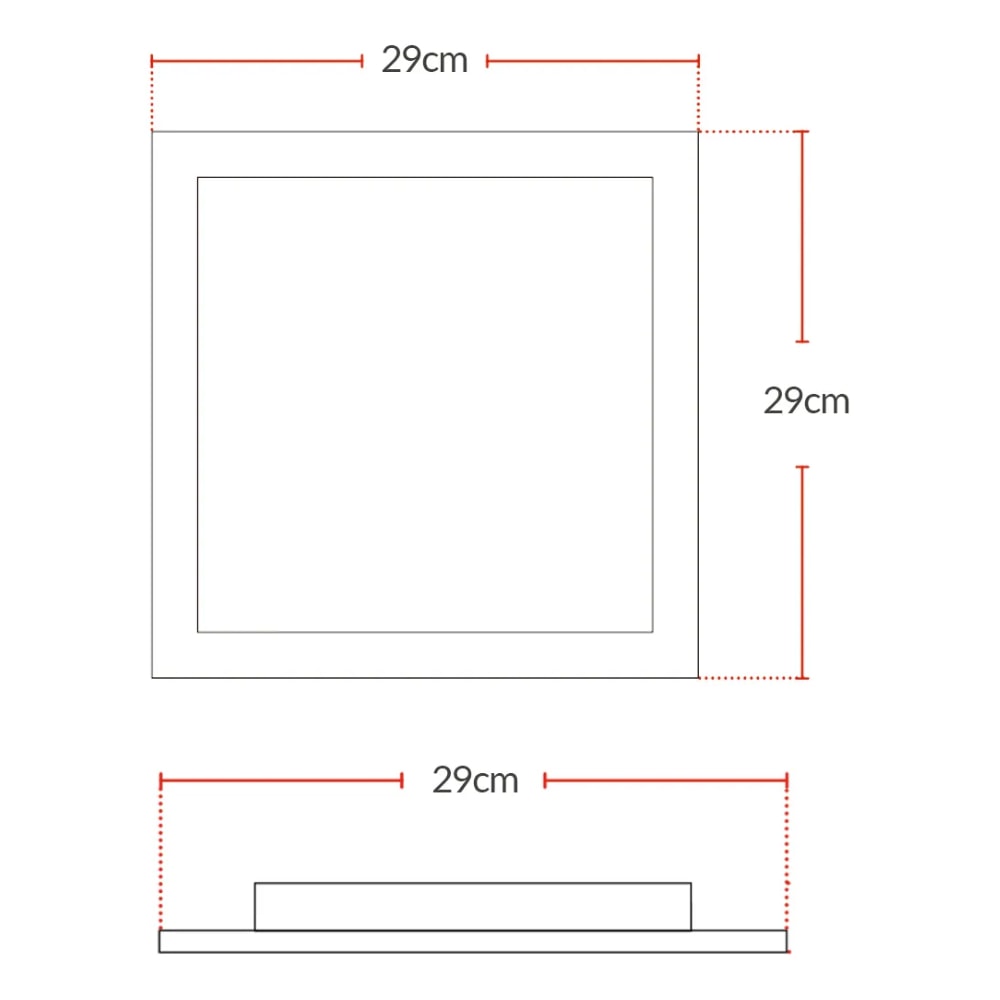 Plafon LED de Embutir Avant 24w 6000k Branco - 858131374
