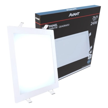 Plafon LED de Embutir Avant 24w 6000k Branco - 858131374