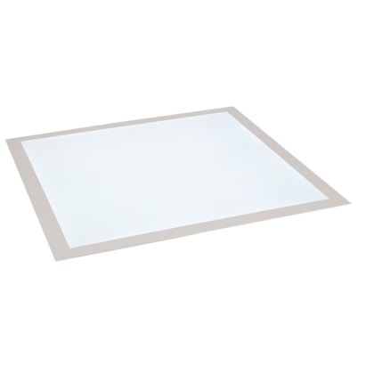 Plafon LED de Embutir Bronzearte Quadrado 36W 6000K Luz Branca
