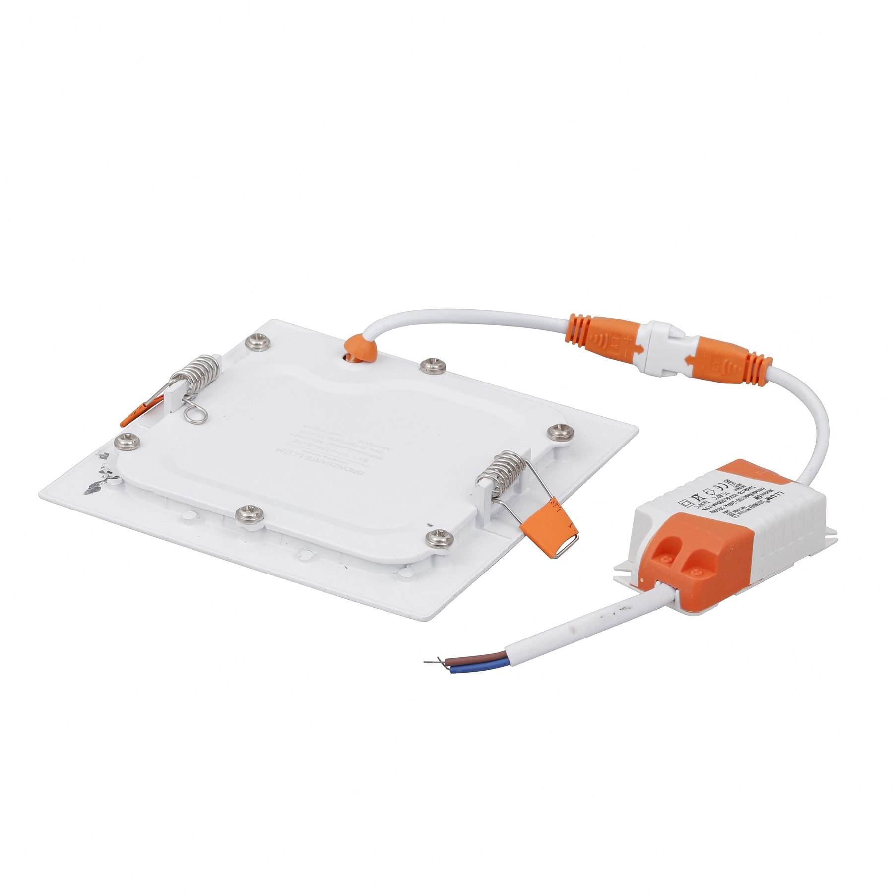 Plafon LED de Embutir Bronzearte Quadrado 6W 3000K - RL22064BC