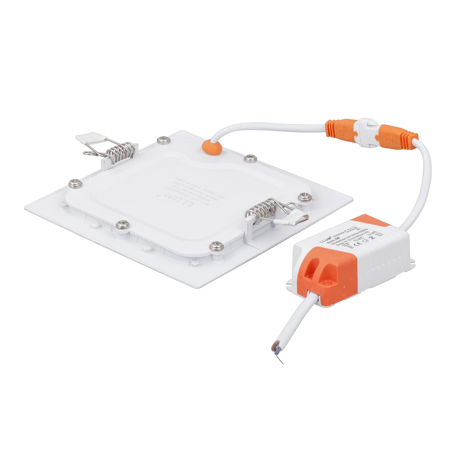 Plafon LED de Embutir Bronzearte Quadrado 6W 6000K - RL22066BC