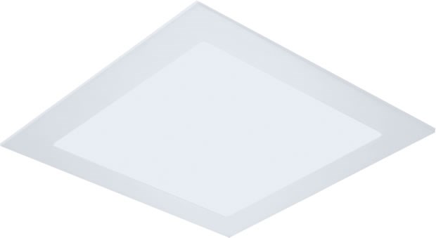 Plafon LED de Embutir Evoled Quadrado 12W 3000K - LE-4601