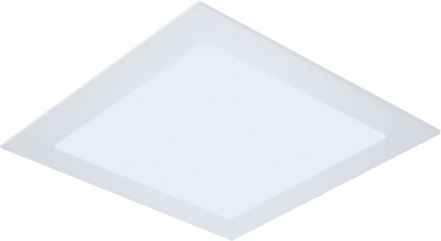 Plafon LED de Embutir Evoled Quadrado 24W 3000K - LE-4605