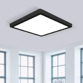 Plafon LED de Sobrepor Bronzearte Quadrado 24W 6500K