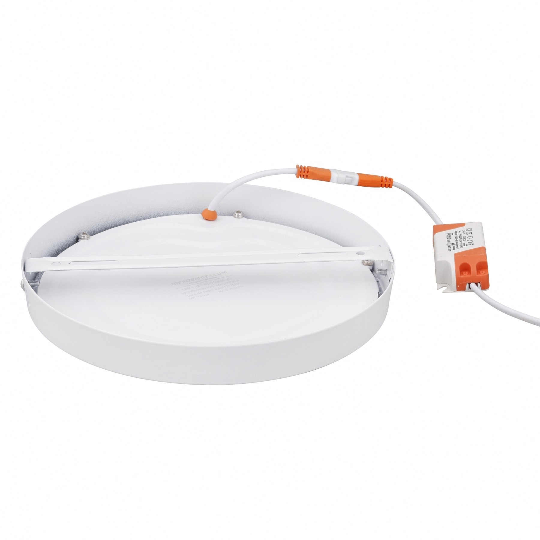 Plafon LED de Sobrepor Bronzearte Redondo 24W 6000K - RL28246BC