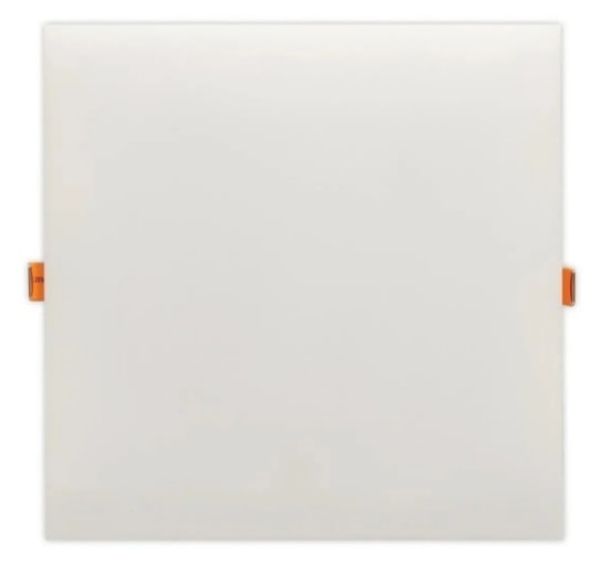 Plafon LED de Sobrepor / Embutir CTB Quadrado Borda Infinita 18W 3000K - 18693