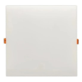 Plafon LED de Sobrepor / Embutir CTB Quadrado Borda Infinita 18W 3000K - 18693