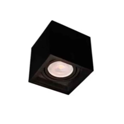 Plafon LED de Sobrepor Evoled MR16 GU10 Preto - LE4218