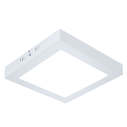 Plafon LED de Sobrepor Evoled Quadrado Slim 12W 3000K - LE-4631