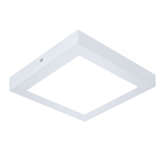 Plafon LED de Sobrepor Evoled Slim Quadrado 36W 3000K - LE-4637
