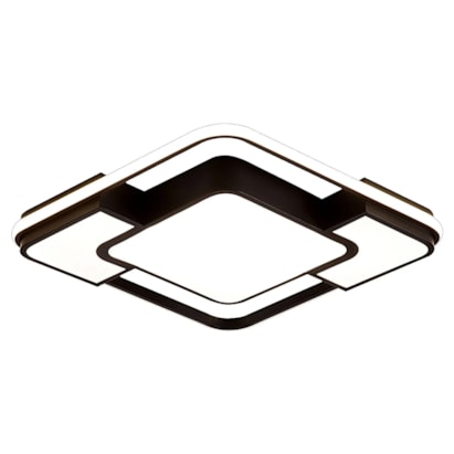 Plafon LED de Sobrepor Nitrolux Geo-001P 48W 3 em 1 - 6054