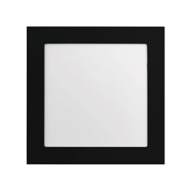 Plafon LED de Sobrepor Save Energy Quadrado Jet Black 25W 5700K - SE-240.1621