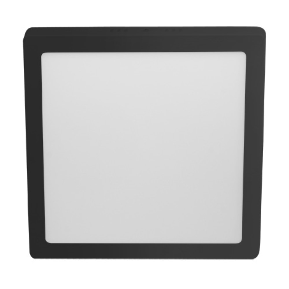 Plafon Led de Sobrepor Taschiba Lux 18W 4000K Quadrado Preto - 15070151