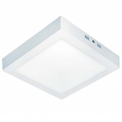Plafon Led de Sobrepor Taschiba Lux 24W 4000K Quadrado Branco - 15070135