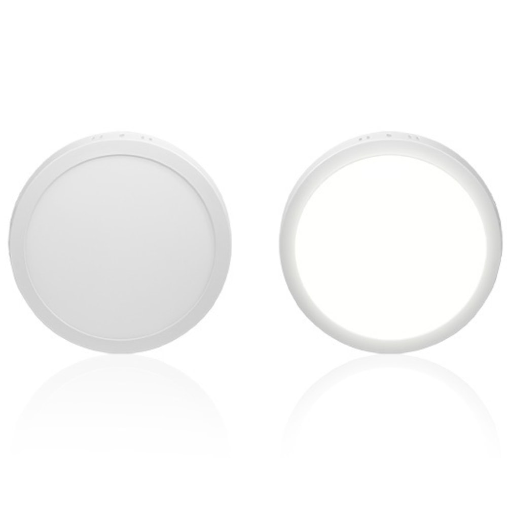 Plafon Led de Sobrepor Taschiba Lux 24W 6000K Redondo Branco - 15070118