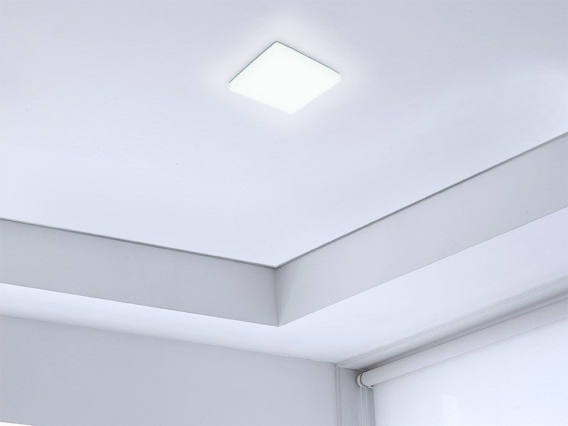 Plafon LED de Sobrepor Taschibra Frameless Quadrado 18W 6000K - 15140137
