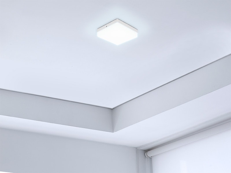 Plafon LED de Sobrepor Taschibra Frameless Quadrado 24W 4000K