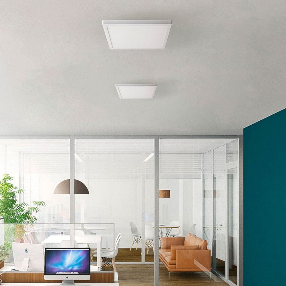 Plafon LED de Sobrepot Ourolux Quadrado 18W 6400k - 03215