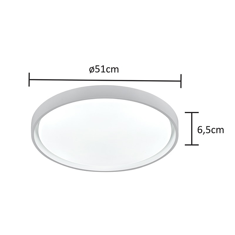 Plafon LED Hevvy Montana 3 Cores de Luz - LY-8762L