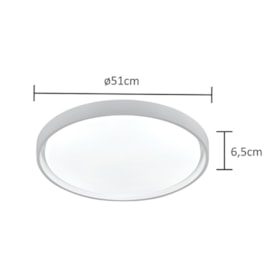 Plafon LED Hevvy Montana 3 Cores de Luz - LY-8762L