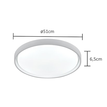 Plafon LED Hevvy Montana 3 Cores de Luz - LY-8762L