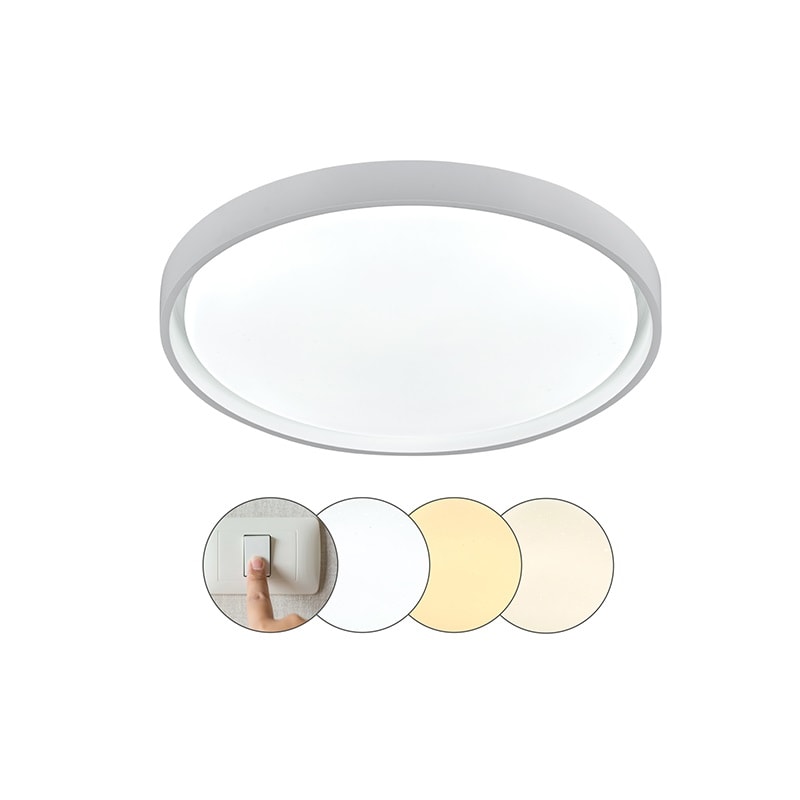 Plafon LED Hevvy Montana 3 Cores de Luz - LY-8762L