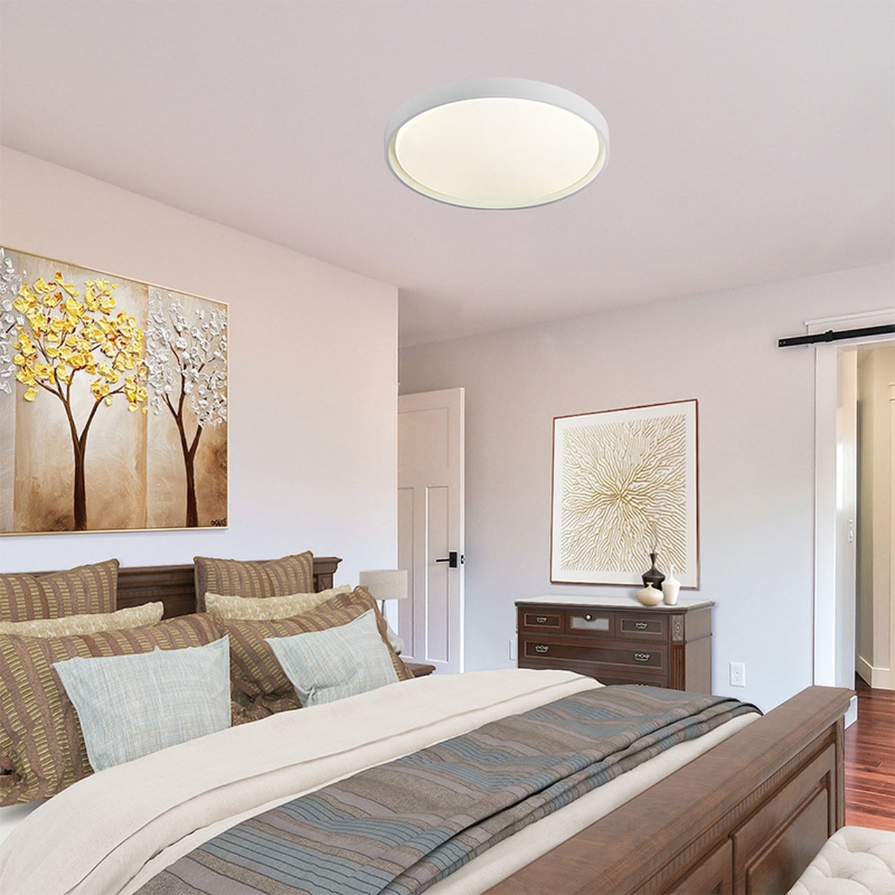 Plafon LED Hevvy Montana 3 Cores de Luz - LY-8762L