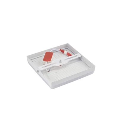 Plafon LED Sobrepor Taschibra Frameless Quadrado 36W 4000K