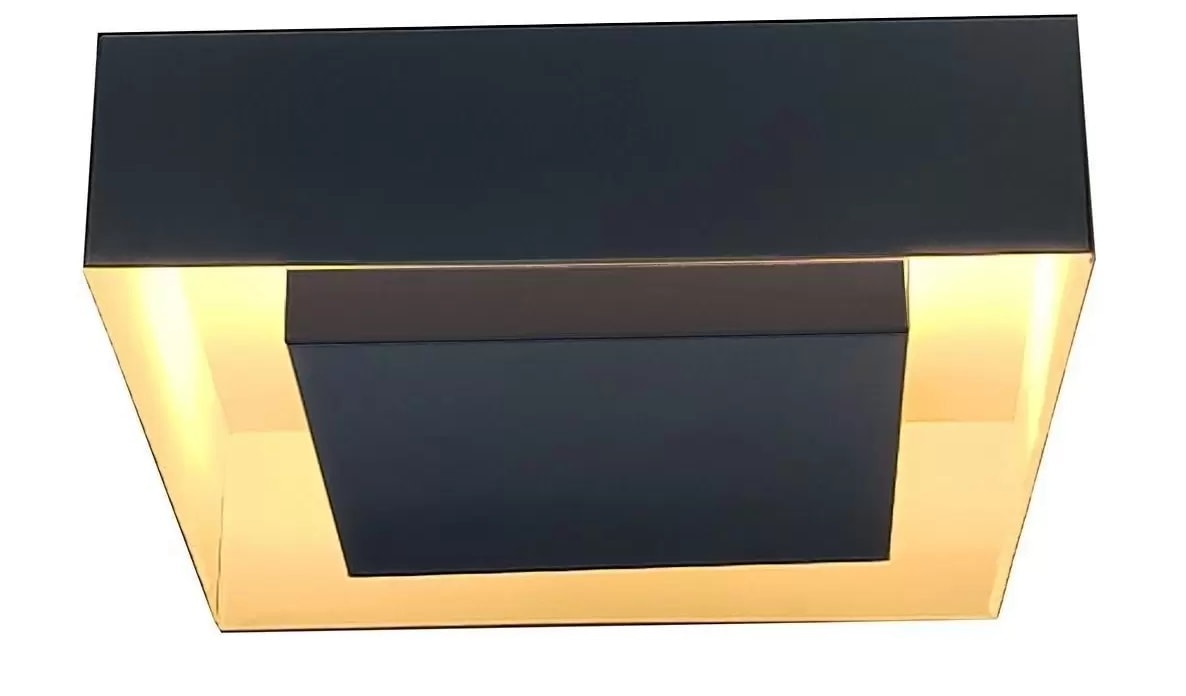 Plafon Sobrepor Quadrado Luz Indireta 45cm Para 4L E27 - Pr1117