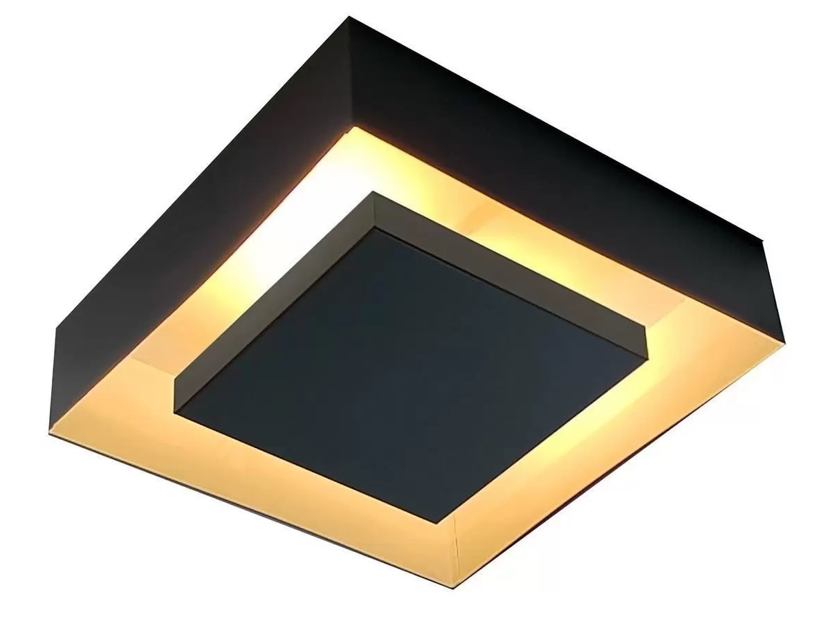 Plafon Sobrepor Quadrado Luz Indireta 45cm Para 4L E27 - Pr1117